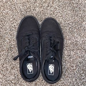 All Black Vans